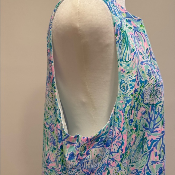 NWT Lilly Pulitzer Trina dress in Surf Blue Soleil size L - Picture 5 of 8